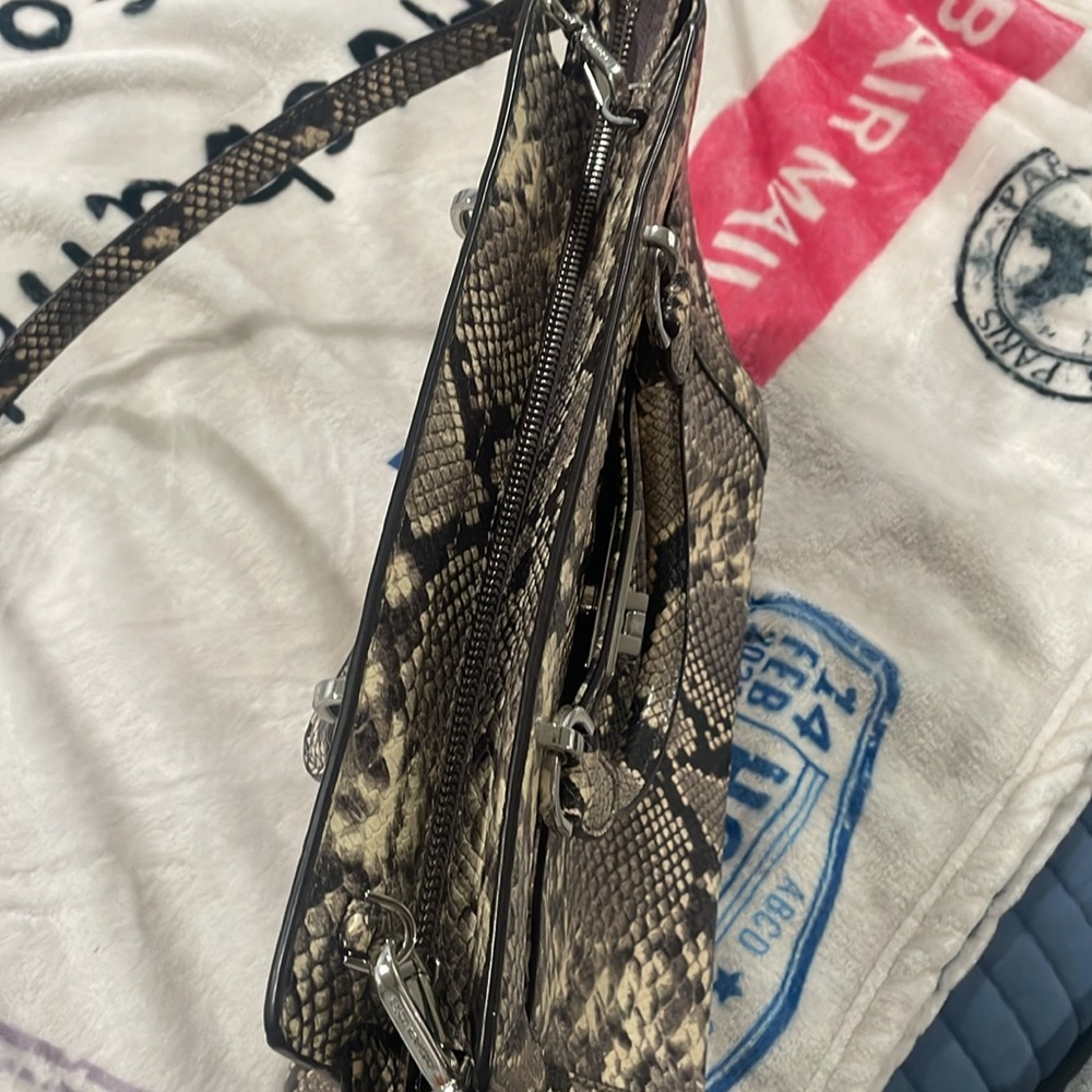 Michael Kors Tina Python Satchel - image 6